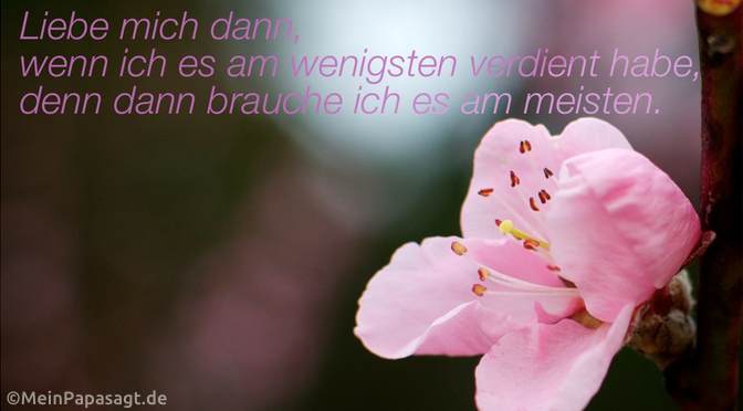 Liebe mich dann…