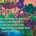 Beitragsbild mit Graffiti - Kinder leben das Leben so ehrlich, einfach und fröhlich