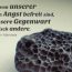 Beitragsbild – Wenn wir von unserer eigenen Angst befreit sind, befreit unsere Gegenwart automatisch andere