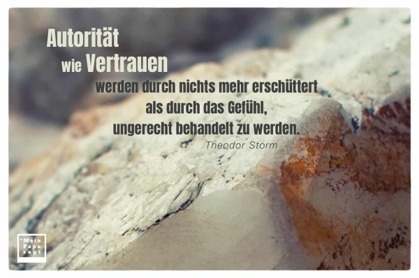 Autorität wie Vertrauen werden durch nichts mehr erschüttert als durch das