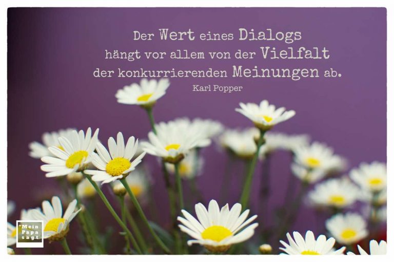 Der Wert eines Dialogs hängt vor allem von der Vielfalt der konkurrierende