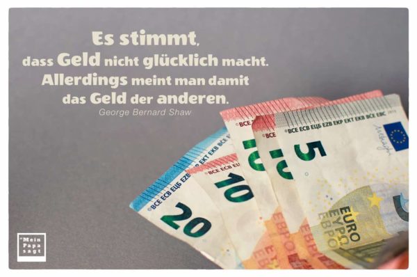 Es stimmt, dass Geld nicht glücklich macht. Allerdings meint man damit