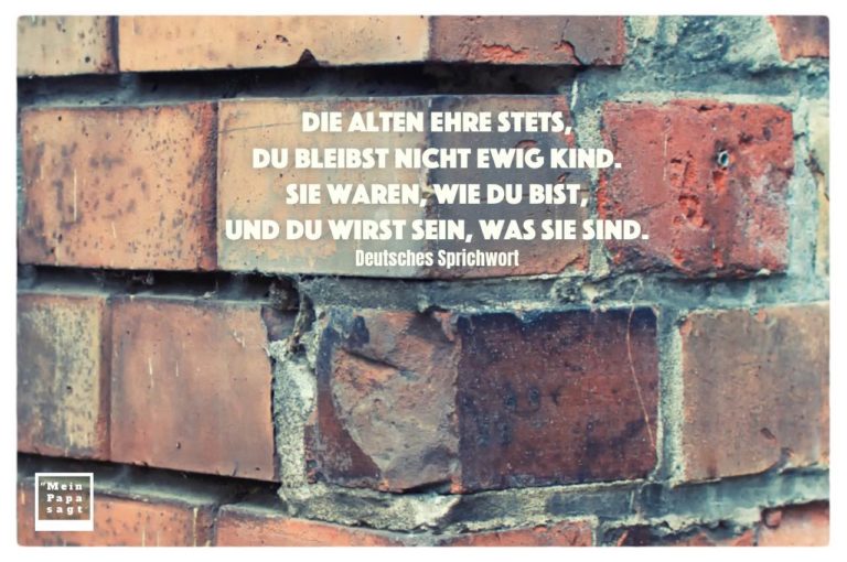 Ehre Die Alten Verspotte Sie Nie