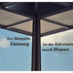 Dach Flughafen BER Berlin mit Joyce Zitate Bilder: Der längste Umweg ist der kürzeste nach Hause. James Joyce