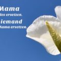 Beitragsbild - Eine Mama kann vieles ersetzen. Aber niemand kann eine Mama ersetzen