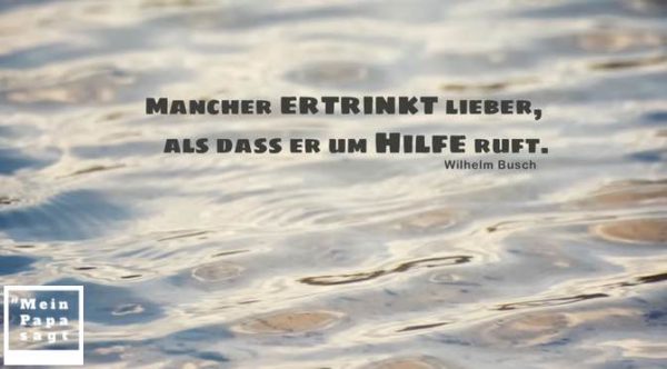 Thema Hilfe Zitate und Weisheiten mit Bild