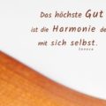 Beitragsbild - Das höchste Gut ist die Harmonie der Seele mit sich selbst